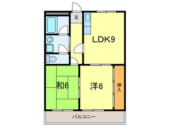 ハイツヨシダの物件間取画像